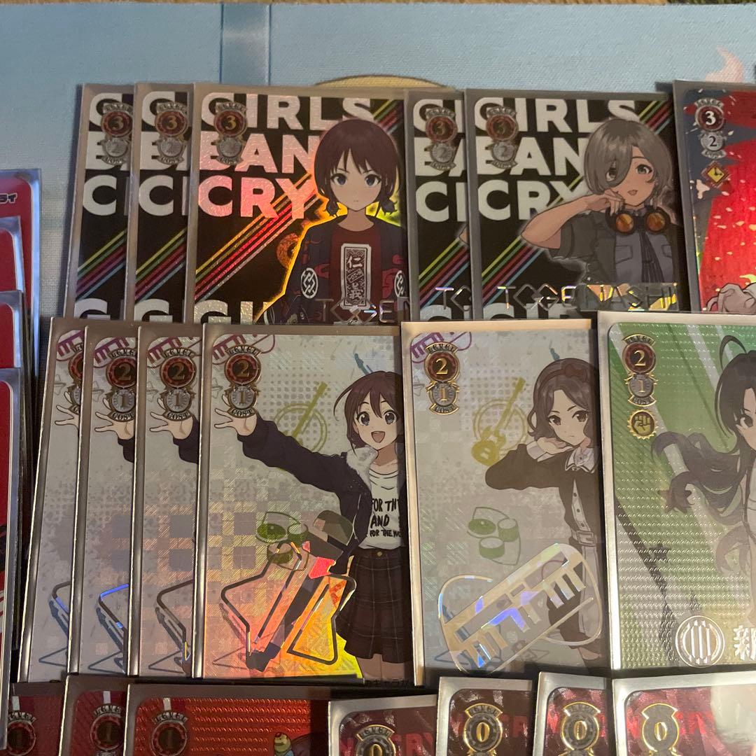 ヴァイス ガールズバンドクライ　フルホイル構築済みデッキ8扉　仁菜スリーブ付き