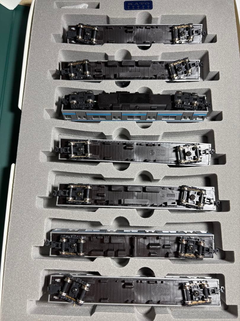 【KATO】Nゲージ 205系関西色 7両セット　室内灯組み込み済み