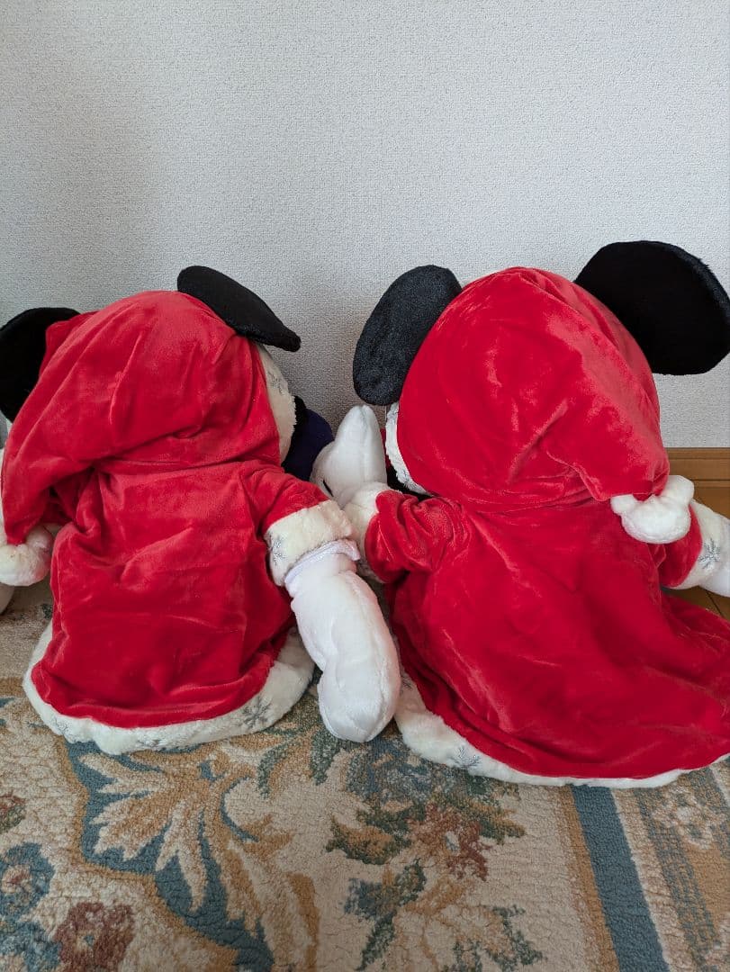 ミッキー ミニー ぬいぐるみ セット クリスマス 2004