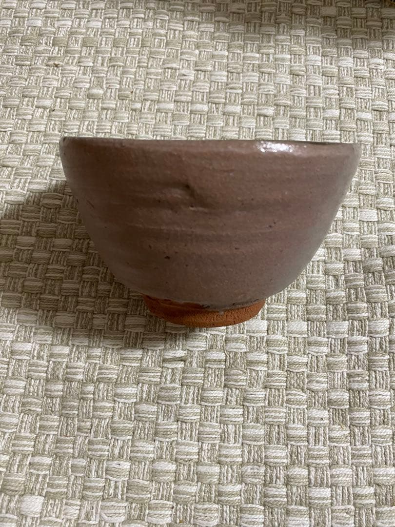 西岡小十作 絵唐津茶碗 最上手個展用 共箱共布栞付