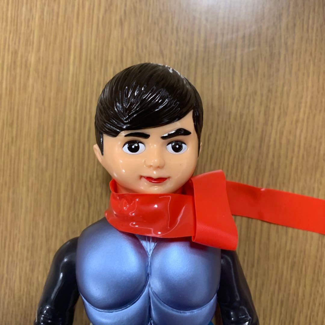 当時物！　仮面ライダー1号　面取りソフビ