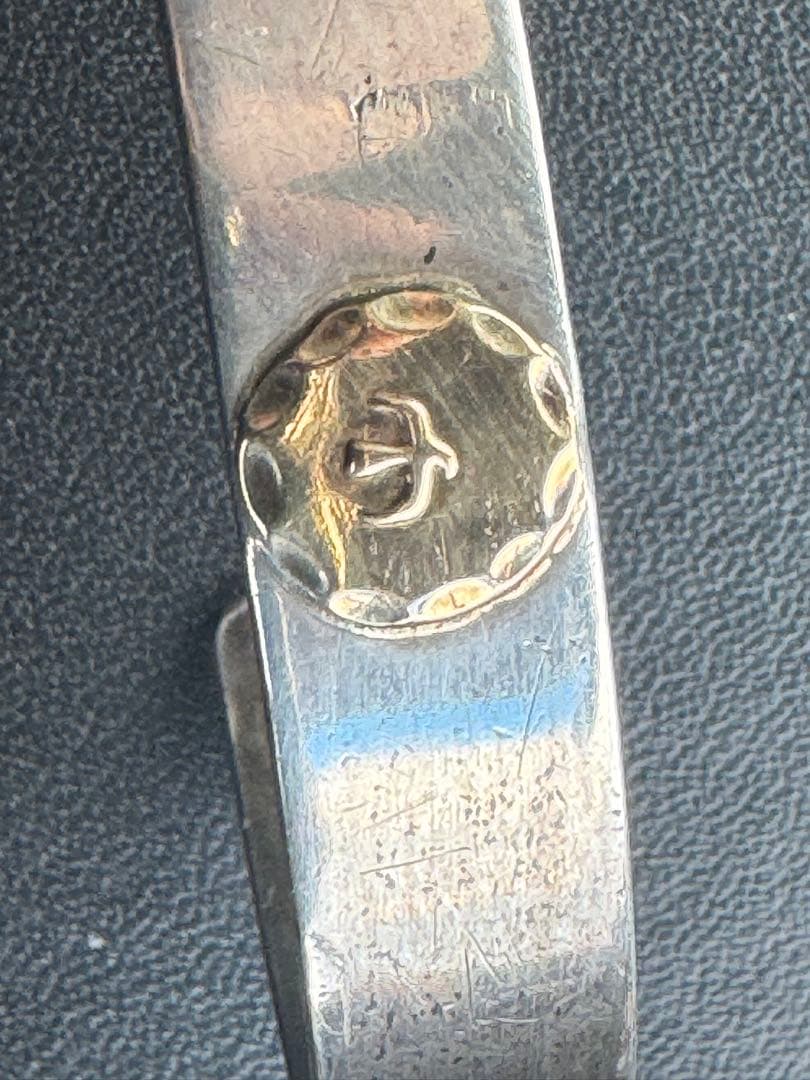 18k平打ちブレスレット