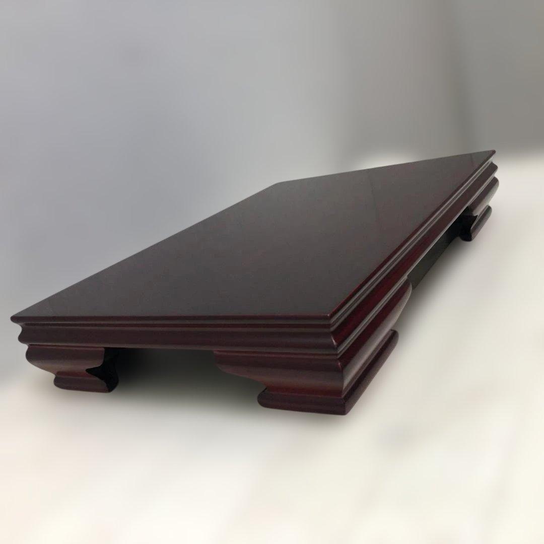 送料無料 高級花台 紫檀調 木製飾台 盆栽台 茶道具 華道具 　250927