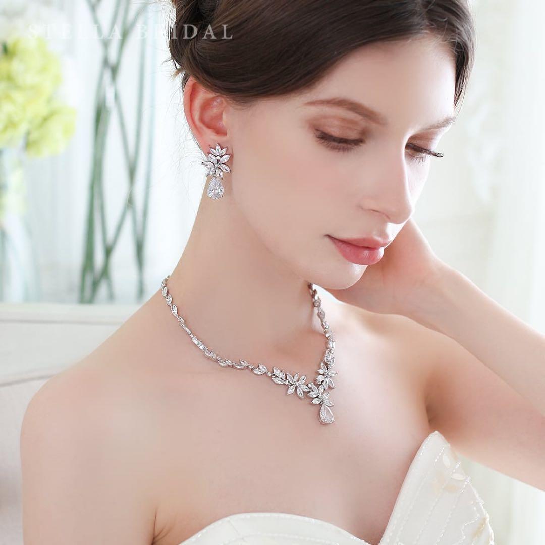 STELLA BRIDAL ブライダルアクセサリー アミティ ネックレス ピアス
