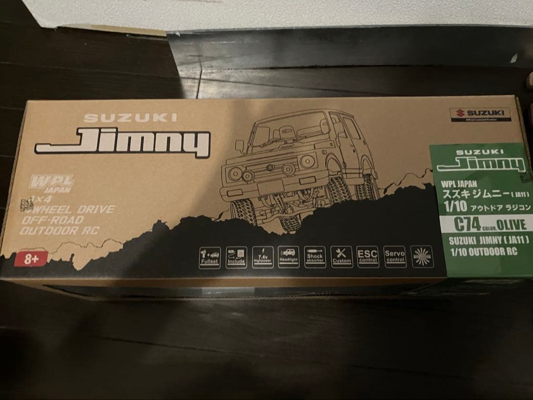 スズキ ジムニー〔JA11〕 1/10アウトドアラジコン C74 OLIVE