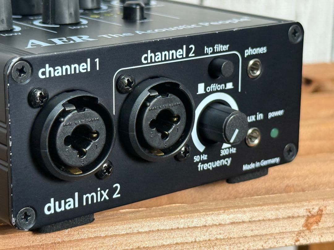 ［リュウ］【アコギ DIプリアンプ】AER dual mix 2