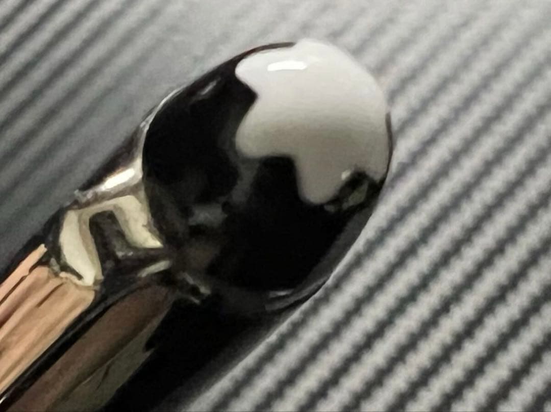 モンブラン 未使用に近い P163 プラチナライン ローラーボール