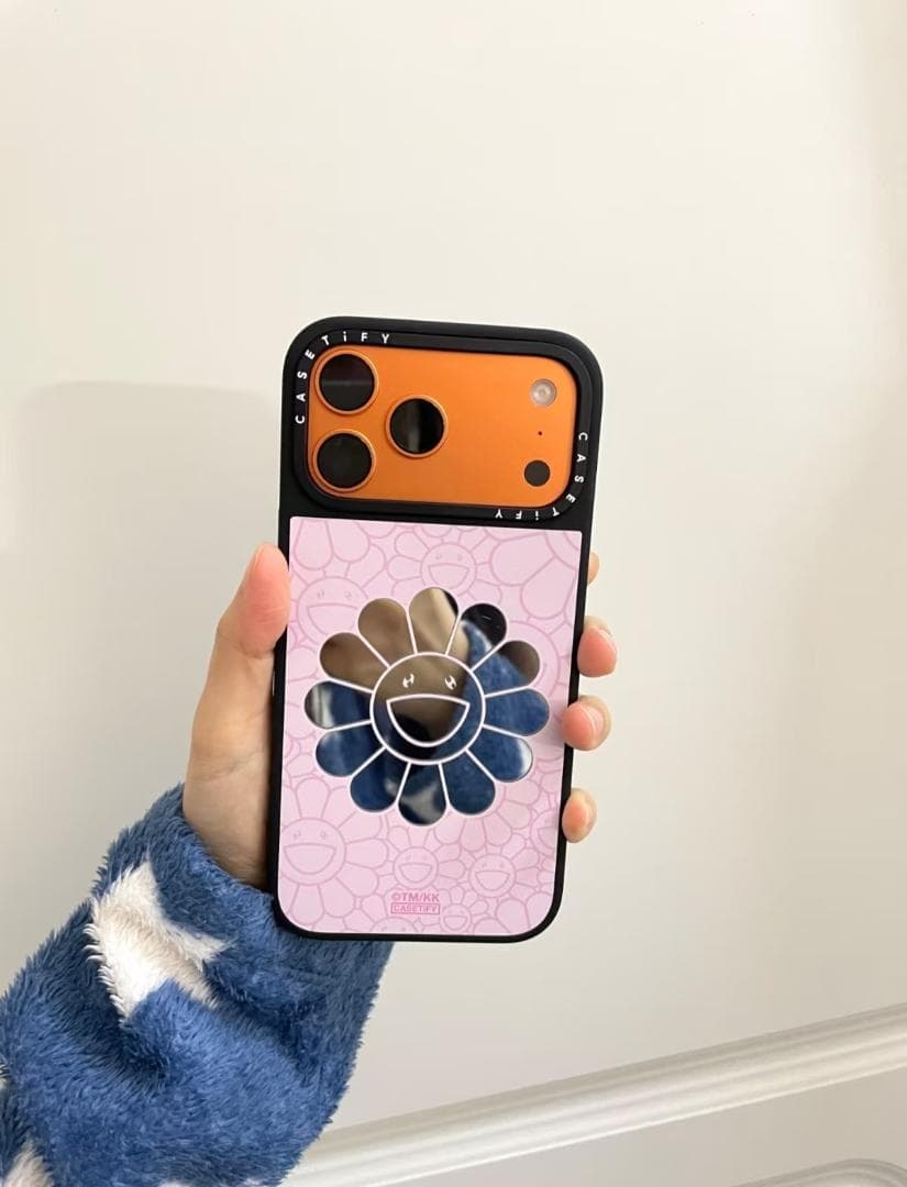 渋谷限定CASETiFY村上隆iPhoneケースフラワースマイルス スマホケース