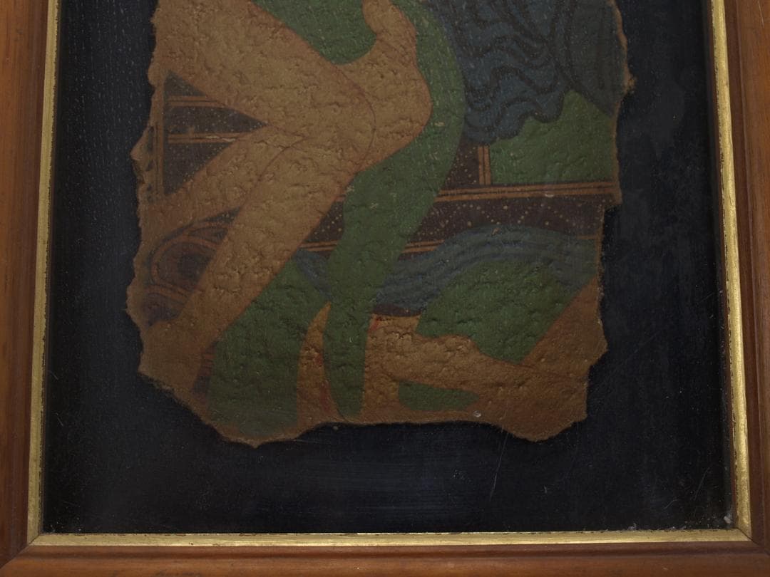 骨董市掘り出し品 中国唐時代 敦煌莫高窟壁画 彩絵 AK1802B16-3 骨董