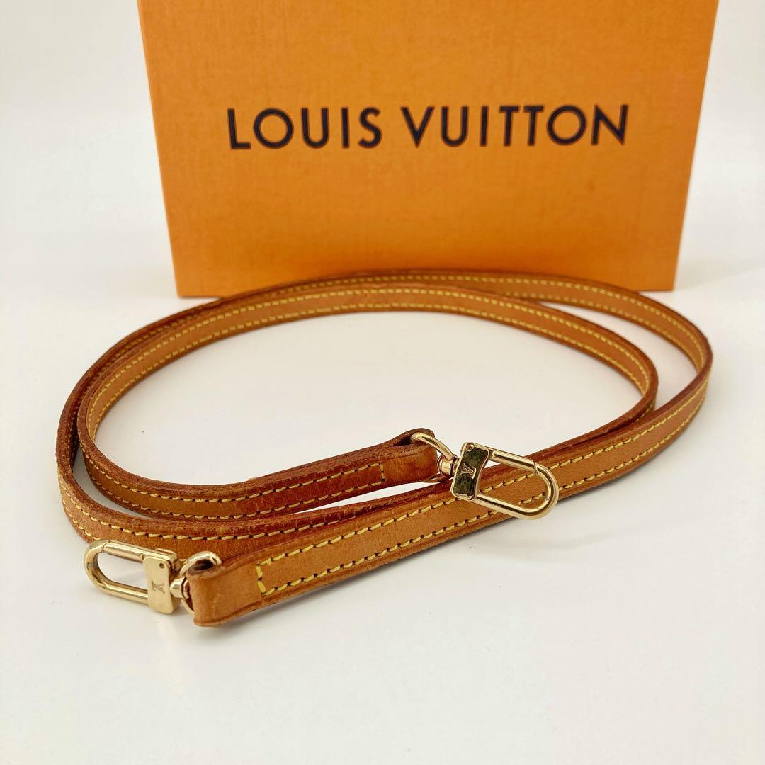 ルイヴィトン ショルダーストラップ ベルト ヌメ革 1.2×115 肩紐 肩