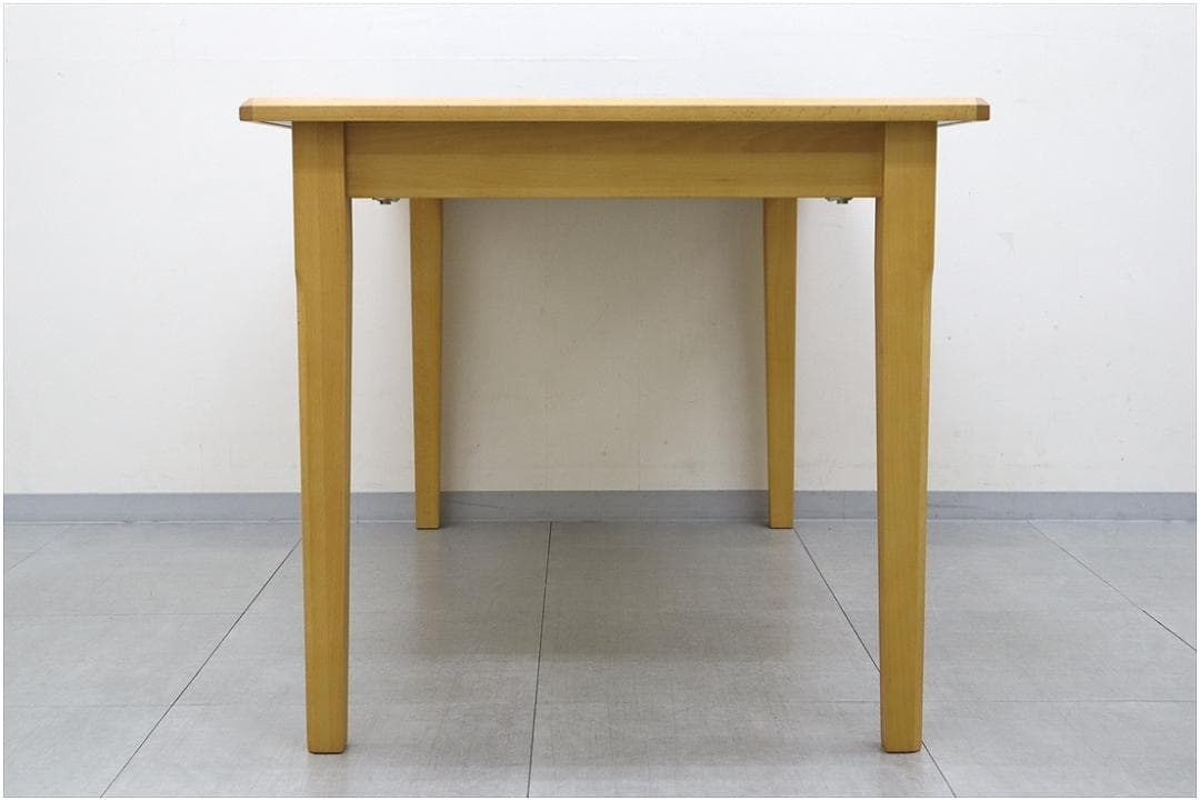 ウニコ GRIFU グリフ ダイニング テーブル メラミン天板 ビーチ材 収納付