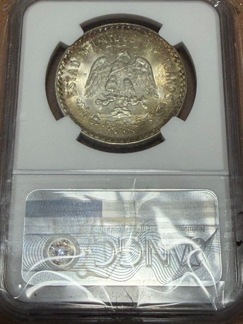 1944年 メキシコ 1ペソ 銀貨 NGC MS 66 - メルカリ