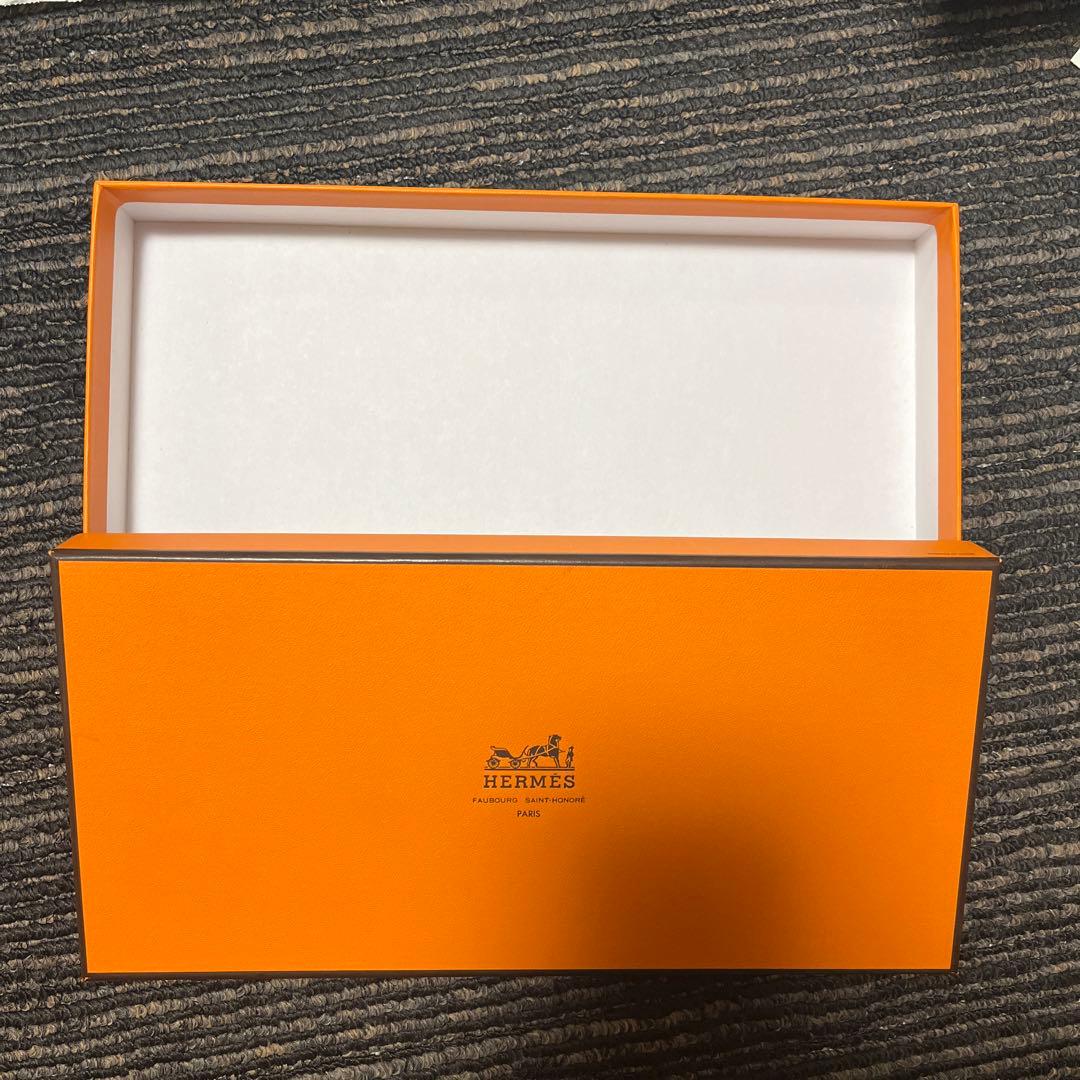 HERMES グレー レザー手袋 サイズ9