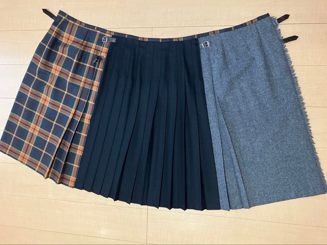 【O'NEIL OF DUBLIN】ウール キルトスカート