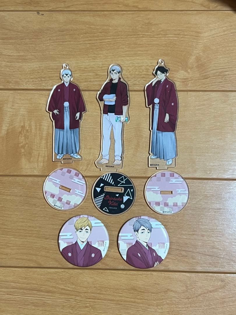 ハイキュー!! 稲荷崎 稲荷崎高校 アクリルスタンド 缶バッジ 缶バッチ