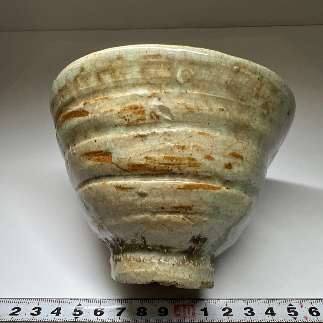 中国明時代 七官青磁鉢 口径約12.5㎝ 東Y7-0808⭐︎2F