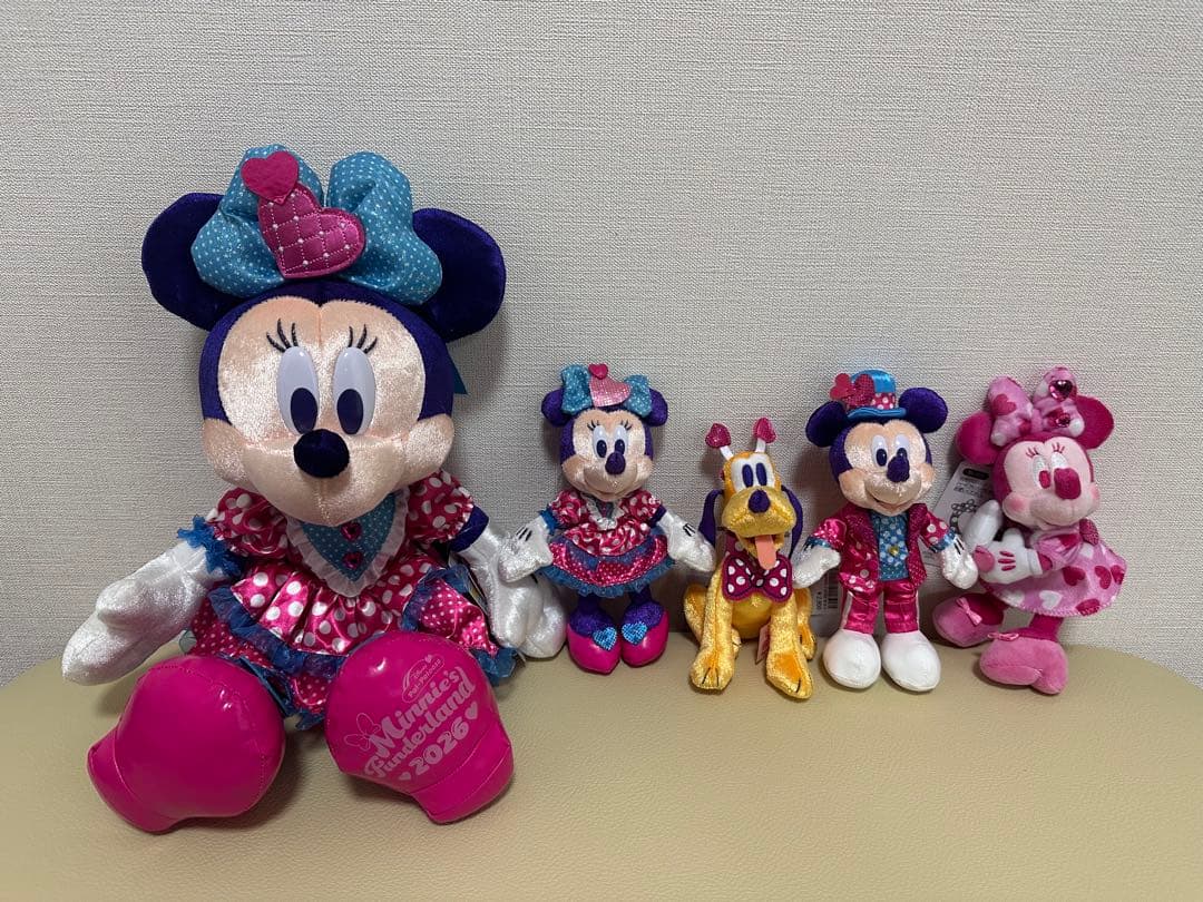 ミニーのファンダーランド ミニパル　ぬいぐるみ５点セット