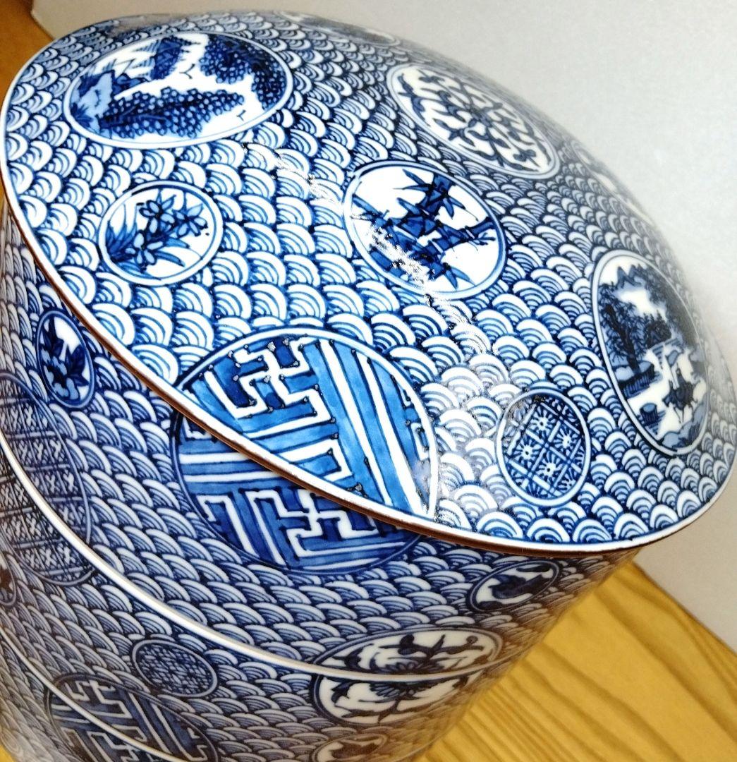 ☆ 平安壹楽 清水焼 染付段重