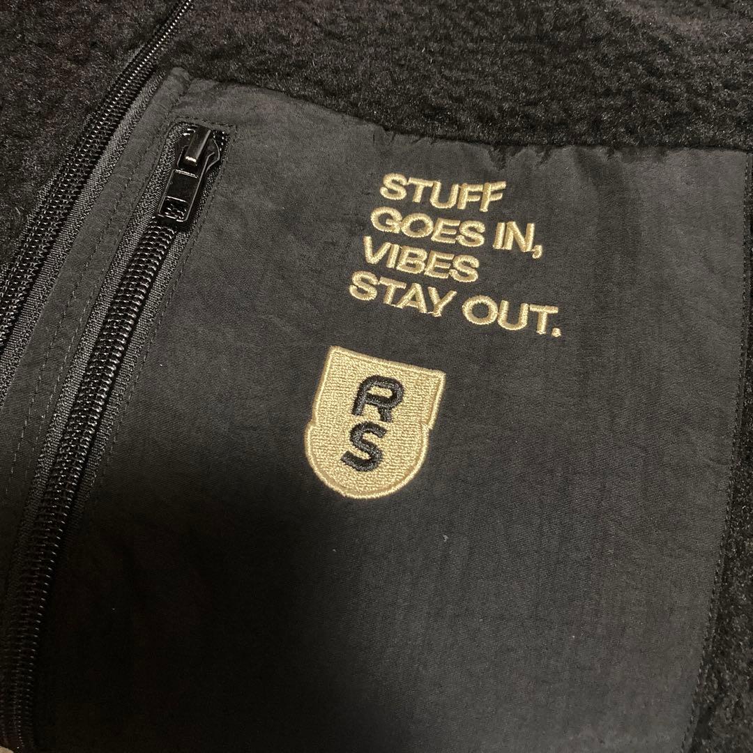 Mサイズ］RIP SLYME ボアジャケット ブラック