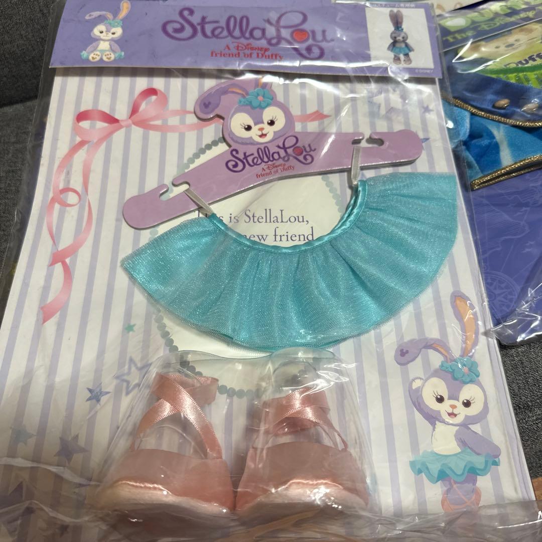ディズニー　ぬいぐるみ用着せ替え服　4点　ダッフィー/シェリーメイ/ステラルー