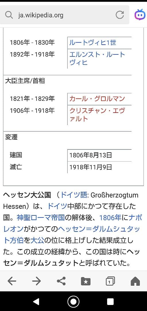 ヘッセン大公国 1826年 6 Kreuzer 銀貨 - メルカリ