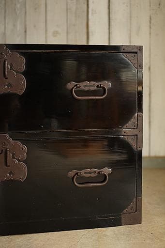 綺麗な庄内箪笥 時代箪笥 タンス 収納 古家具 古民家 時代家具