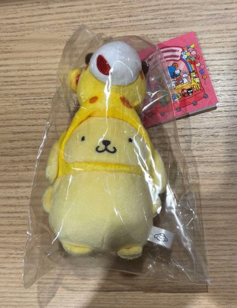 たべっ子どうぶつ　サンリオ　着ぐるみマスコット　ポムポムプリン　新品タグ付き ✴新品未開封✴たべっ子どうぶつ×サンリオ ✴着ぐるみマスコット