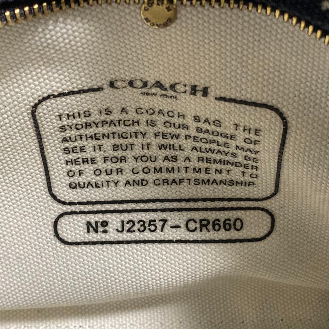 美品　現行　コーチ　ショルダーバッグ　カーゴ トート 26・フローラル プリント