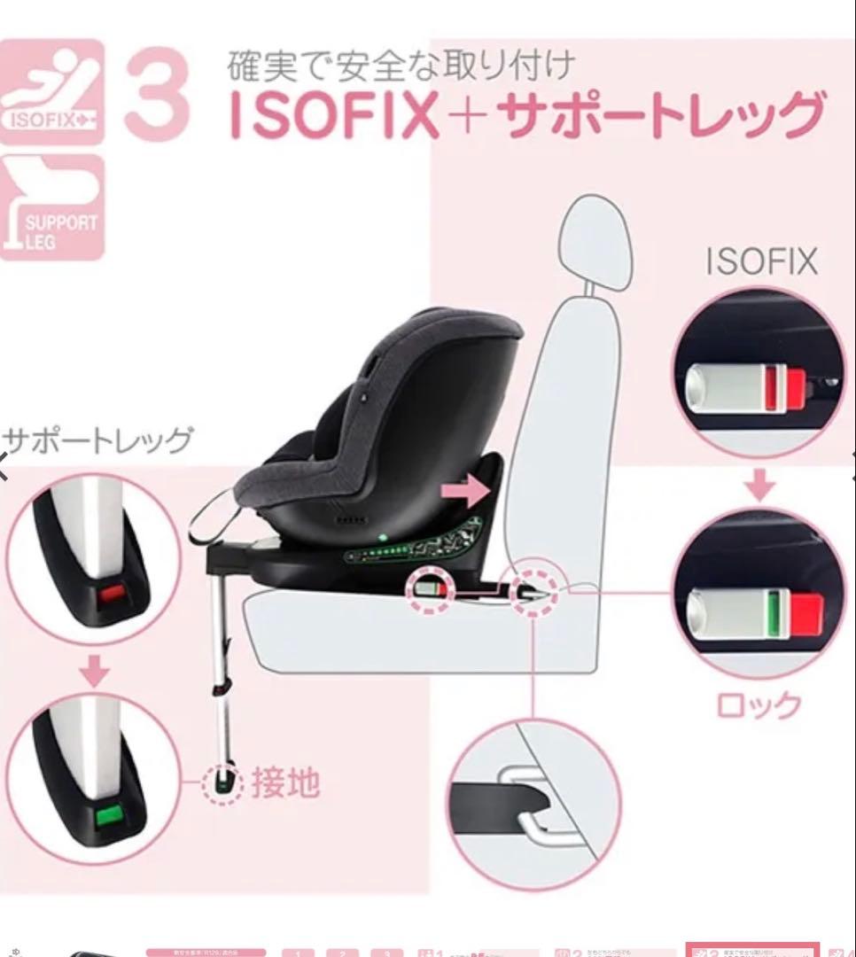 Smart Angel R129 チャイルドシート　サンシード付き