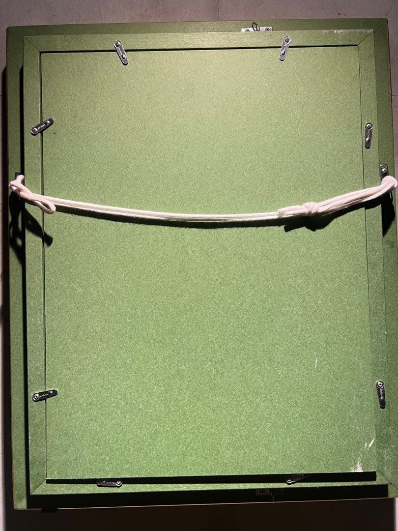 肉筆油彩画【薔薇】直筆サインあり