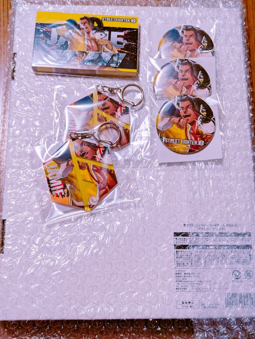 わ*こ様 ストリートファイター 6 カプくじ パブミラー キーホルダー メモ帳