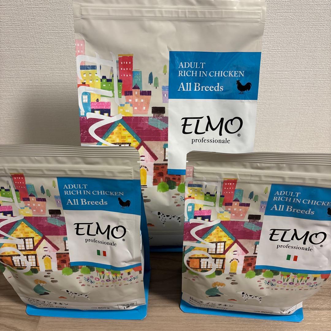 ELMO リッチインチキン ドッグフード 3kg 800g