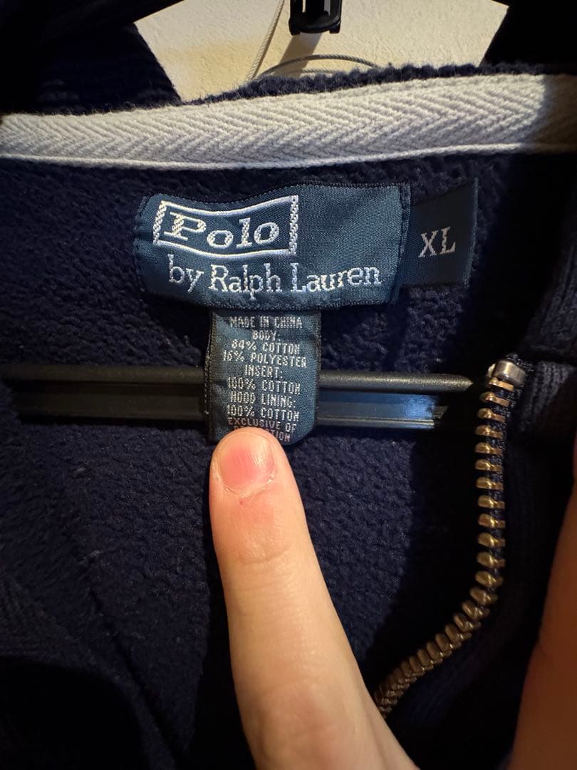 しょうへい ラルフローレンralph lauren ジップパーカー