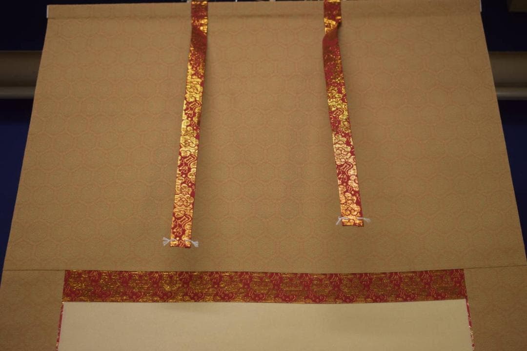 真作/真言十三佛図/真言十三仏図/木崎香秀/桐共箱付/布袋屋掛軸HI-586