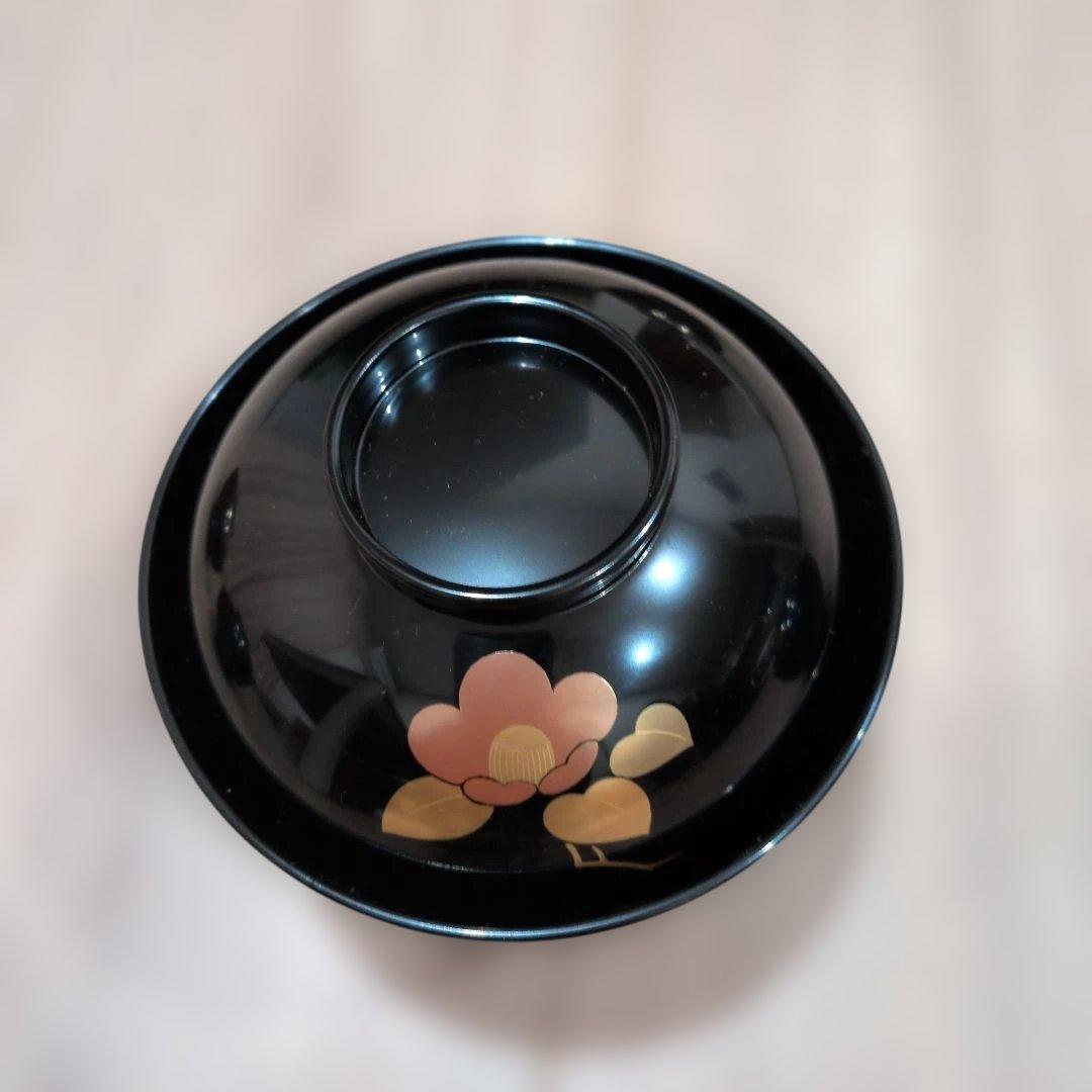 象彦花蒔絵吸物椀　輪島塗　山中塗　津軽塗　越前塗　春慶