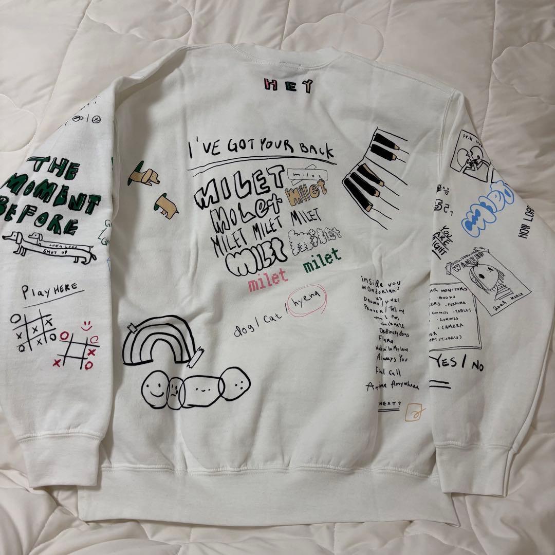 milet GREEN LIGHTSツアー Sweat Shirt Mサイズ - メルカリ