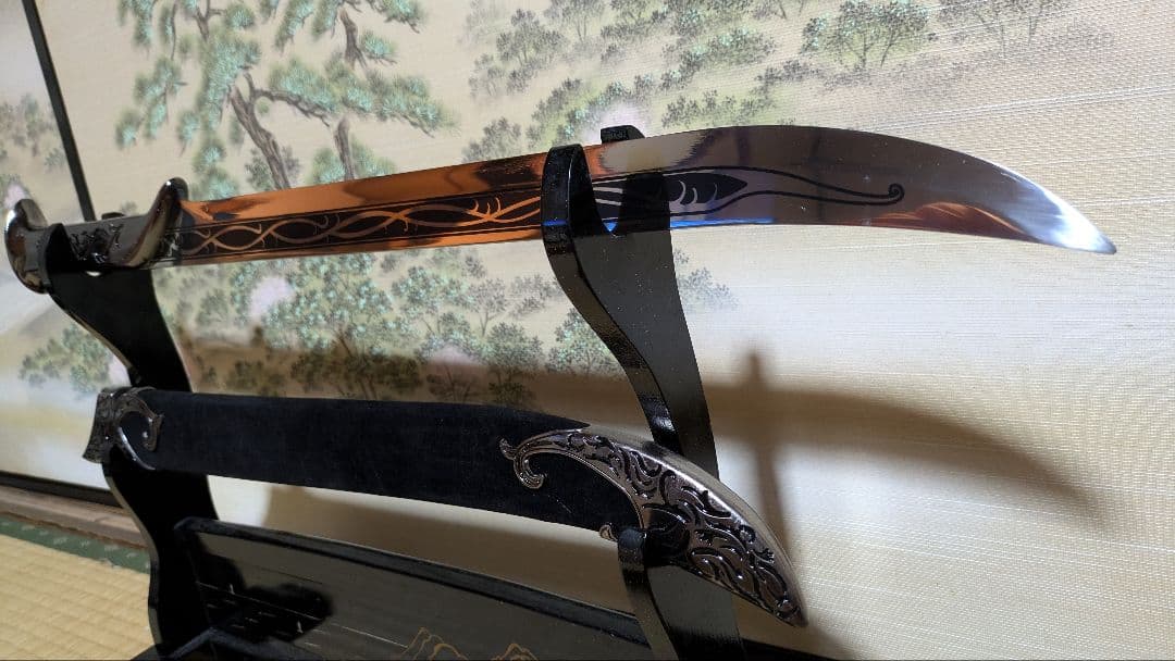 【値下げ】金属製 模造刀 西洋剣 エルフソード ステンレス