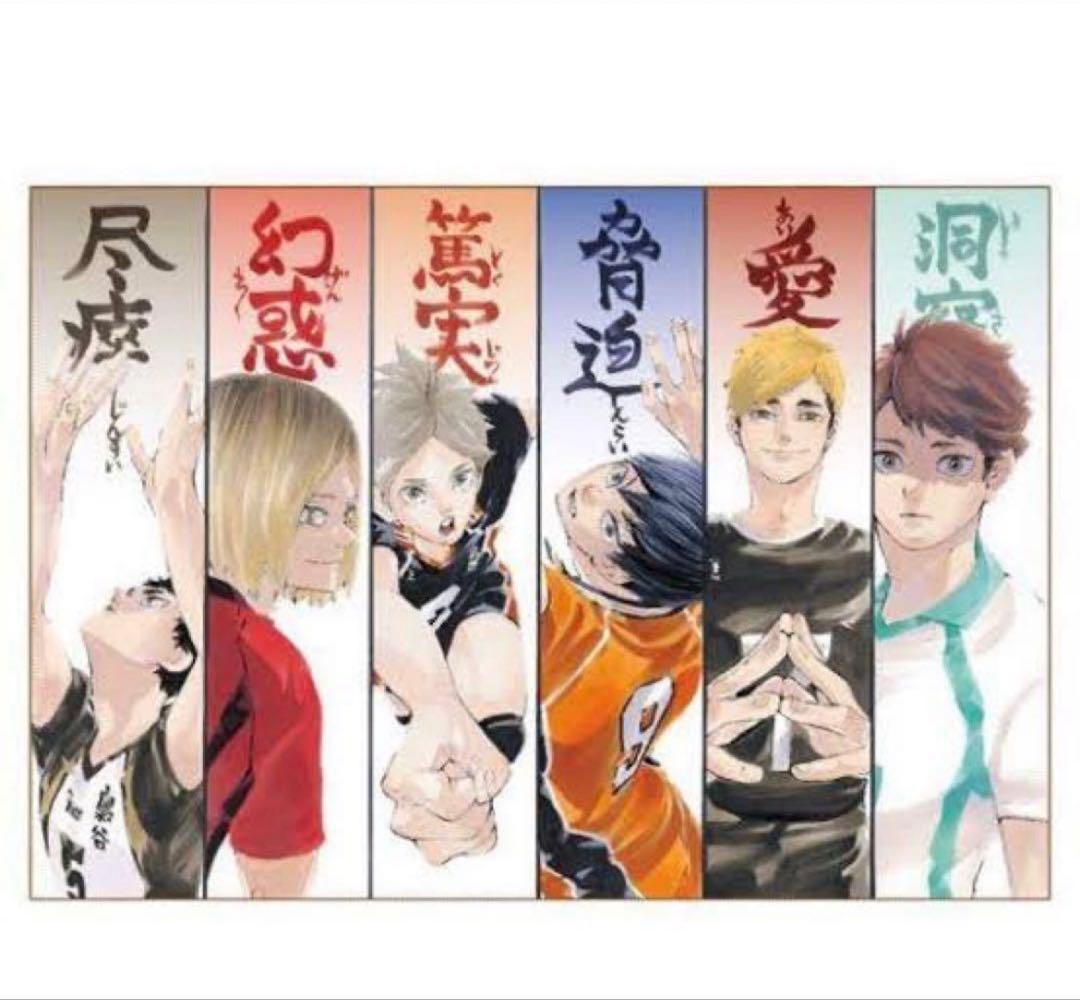 ハイキュー　ビックタオル　描き下ろし　プレースタイル　セッター　原画展　東京