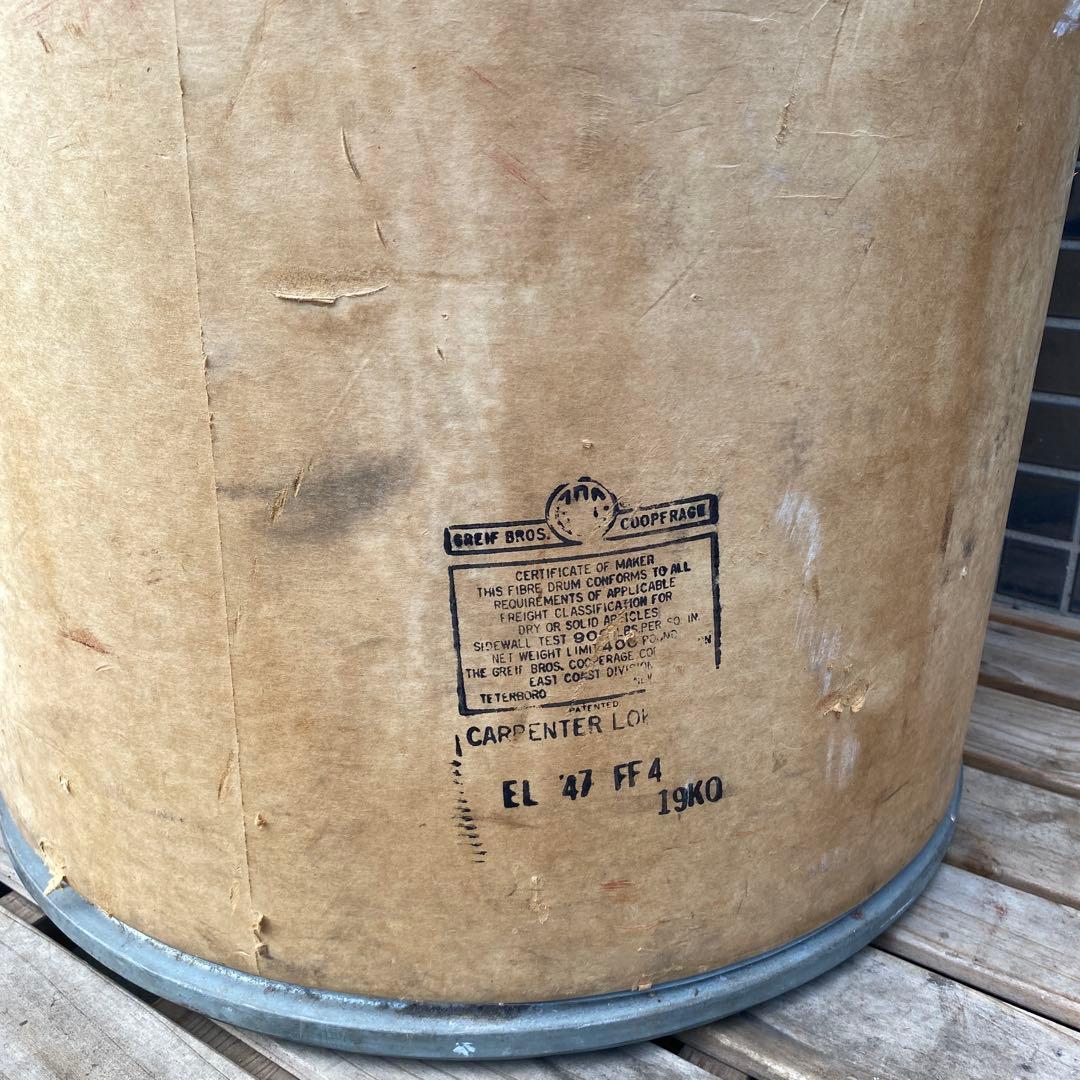 アメリカヴィンテージ ペーパードラム 店舗什器 コーヒーテーブル