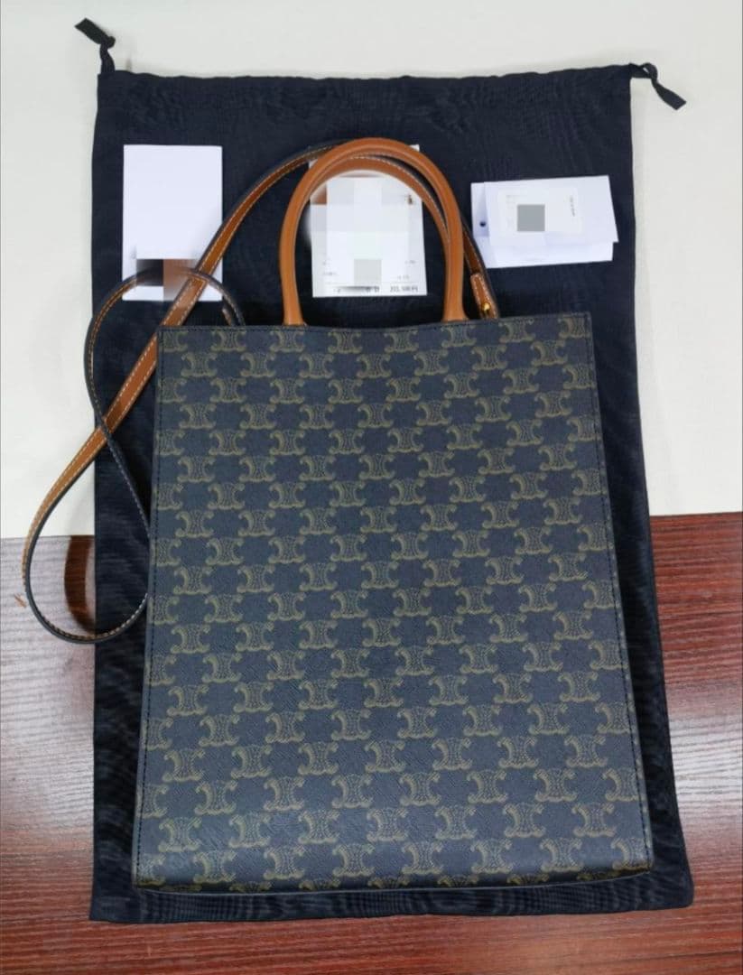 CELINE スモールキャンバス バーティカルカバ【レシート・袋付き】