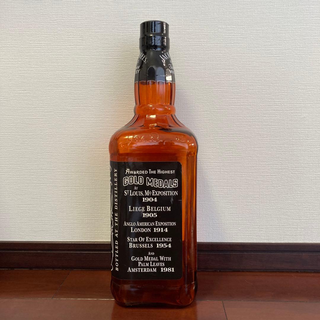 最後の1本】ジャックダニエル 超巨大 超特大 ボトルディスプレイ