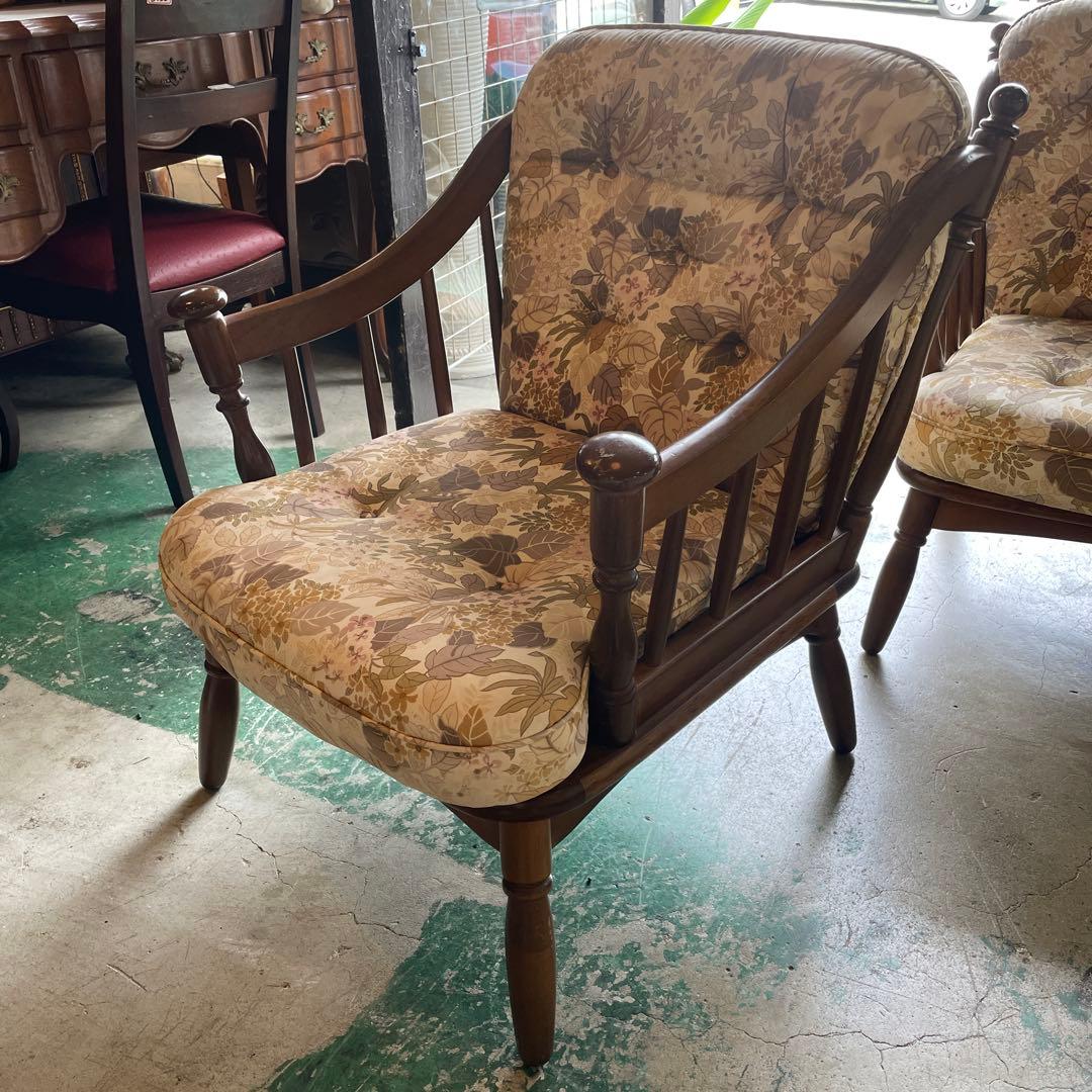 アンティーク，ソファ3点セット