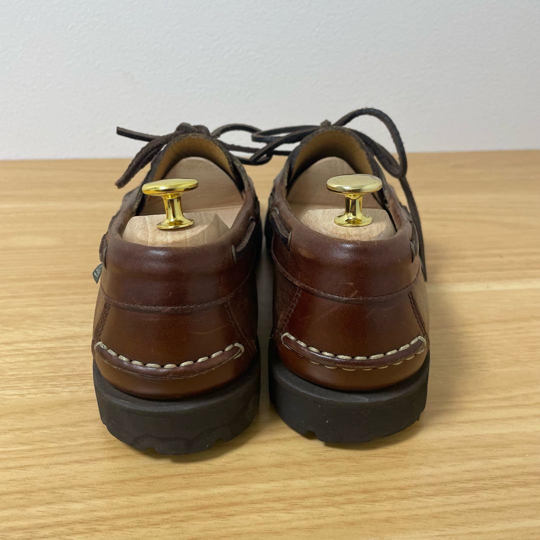 パラブーツ　デッキシューズ　MALO レザー　ブラウン　8.5
