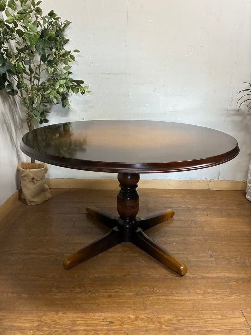 管366☆飛騨産業☆キツツキマーク☆高穂☆ダイニングテーブル/アームチェアー4脚