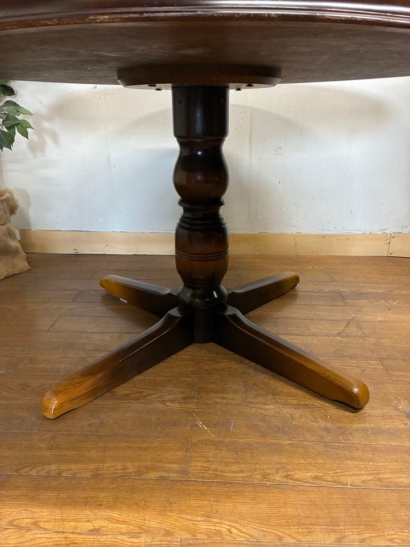 管366☆飛騨産業☆キツツキマーク☆高穂☆ダイニングテーブル/アームチェアー4脚