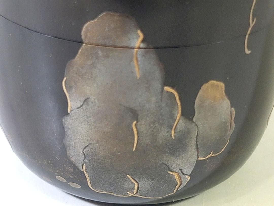 茶道具 君が代蒔絵 棗 DT749 棗・茶入 | 3hige antique store | 京都