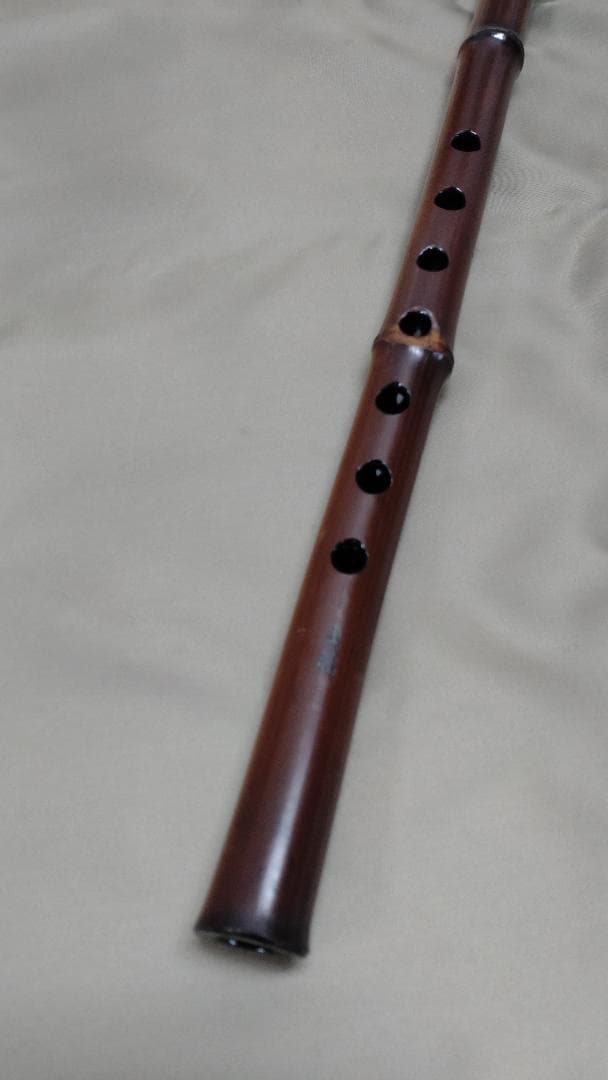 煤竹篠笛古典調5本調子