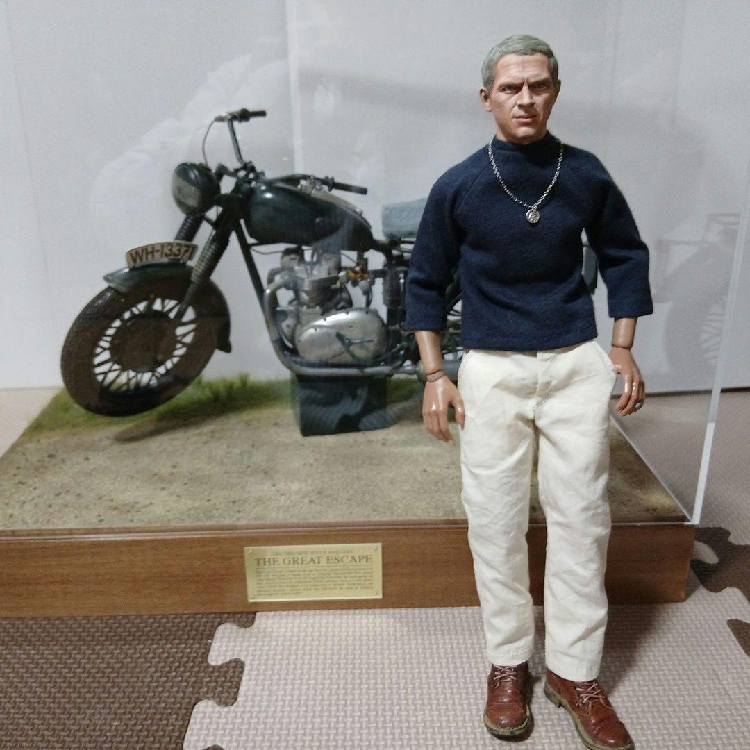 トム様限定　1/6大脱走トライアンフバイク フィギュアセット