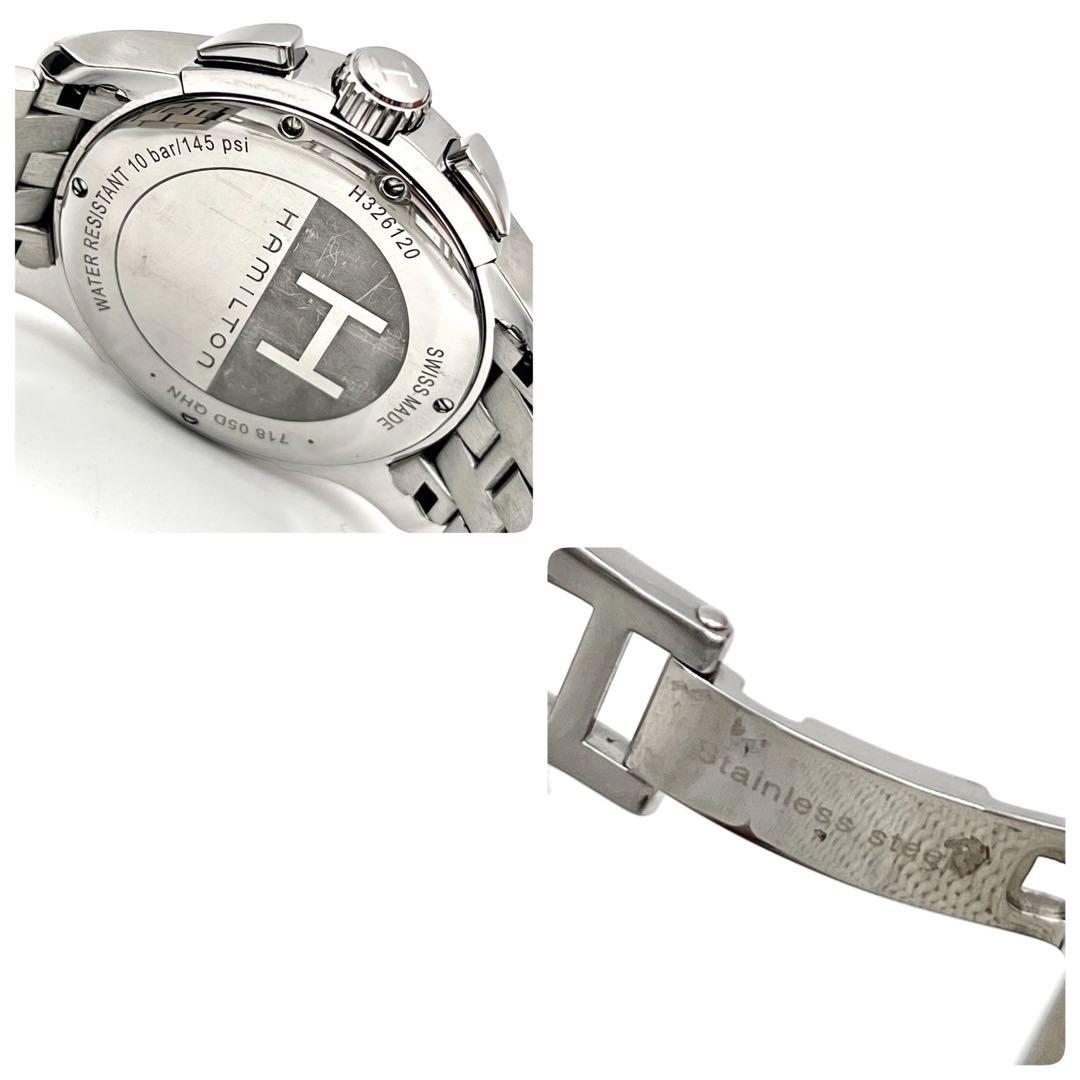 美品✨　ハミルトン ジャズマスター クロノグラフ クォーツ Ｈ326120 QZ