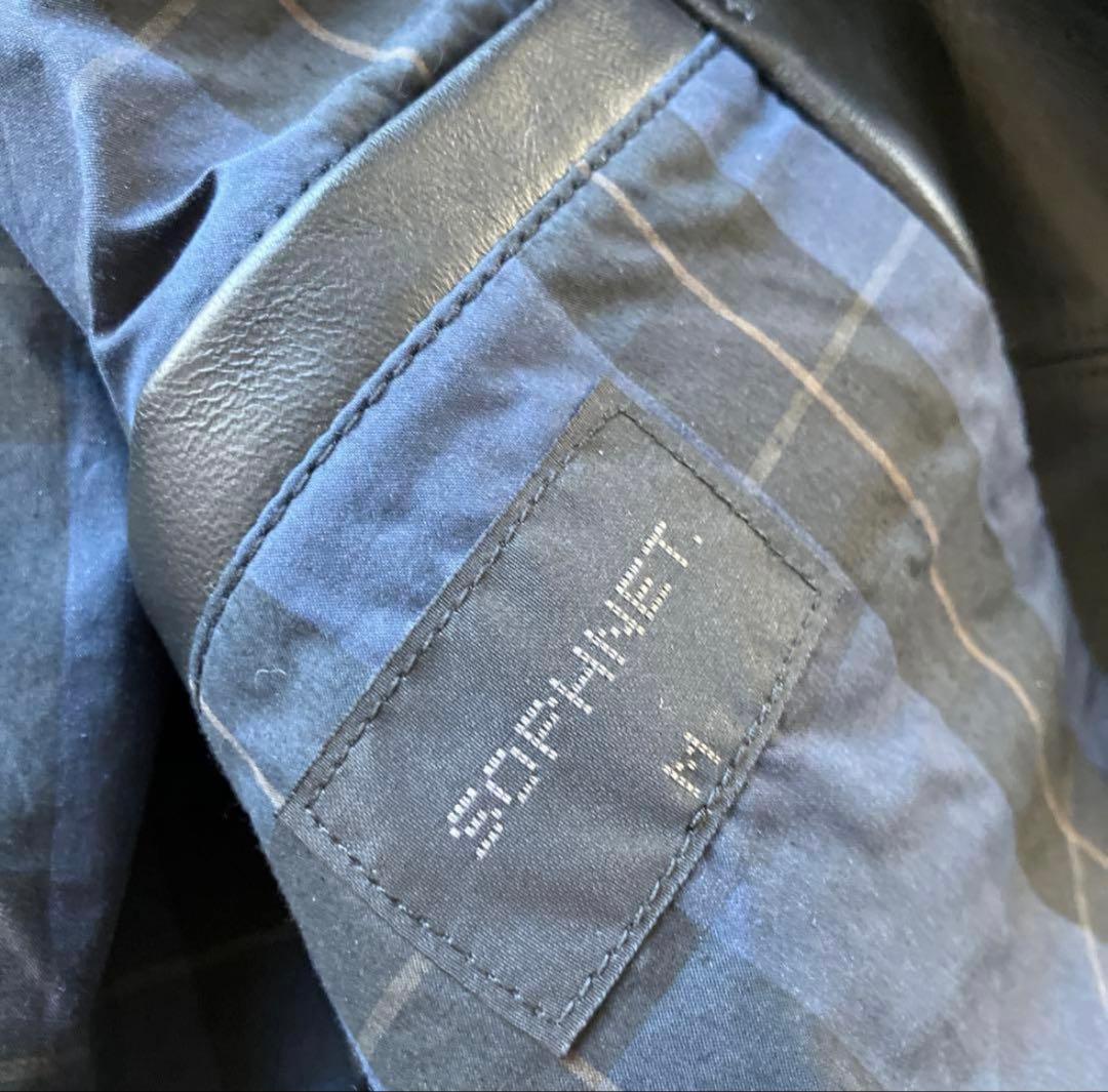 schott ×sophnet． シープスキンコーチジャケット 品薄　交渉可能